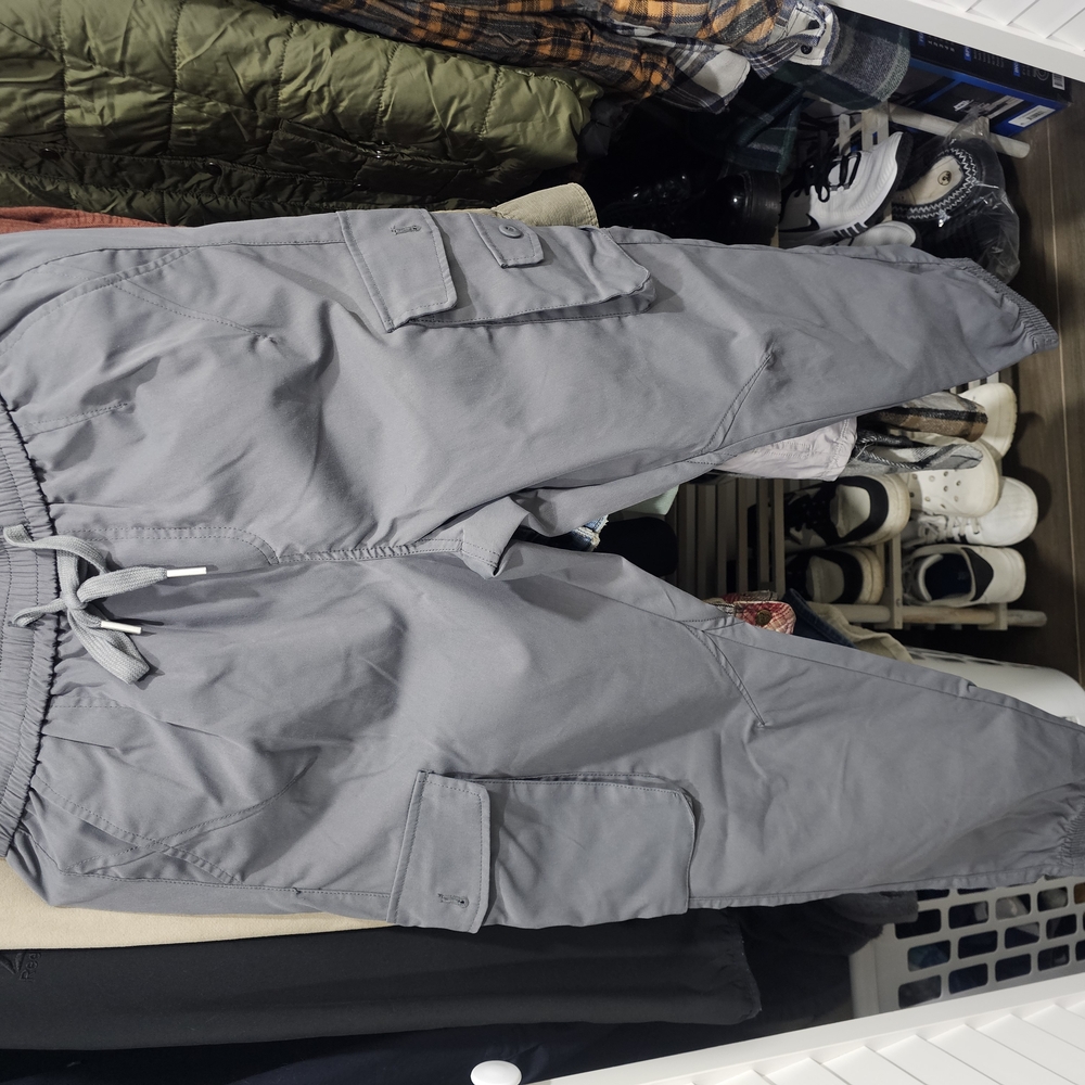 Men's Gray Cargo Pants